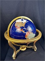 Vintage Semi-Precious Stone Globe
