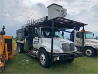 2009 INT Dura Star Bucket Truck Altec  55ft Boom