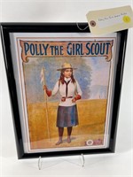 Polly the Girl Scout Poster 12" x 14"
