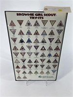 Brownie Girl Scout Try-It Poster 2000 14" x 18"