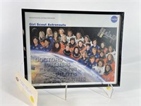 Girl Scout Astronaughts Poster NASA 9" x 11"