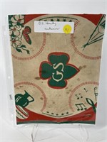 RARE Girl Scout Handkerchief early 1930's