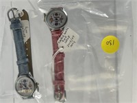 (2) colored band cookie watches