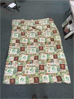 Girl Scout quilt fits twin to double bed size