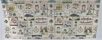 24" x 46" Girl Scout tablecloth 1959