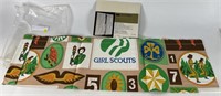 Multi-Colored Girl Scout Pattern Drapery by Sear
