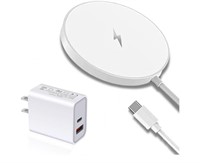 NEW-Magnetic Wireless Charger with USB-C 20W PD