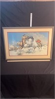 Signed and numbered Native American print