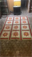 Beautiful hand stitched quilt