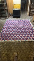 Awesome unfinished star block quilt