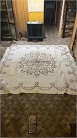 Two hand quilted cross stitch quilts