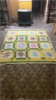 Two hand stitched full size quilts