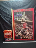 Michael Jordan poster & Wheaties box