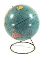 Cram's Imperial 12" World Globe w Metal Stand