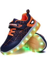NEW-$40 Kids Light Up Shoes Led Flash Sneakers