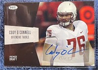 CODY O'CONNELL SAGE HIT AUTOGRAPH CARD