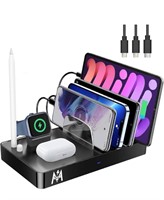 NEW $47 Black KKM 7 In 1 Charger Station