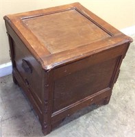 ANTIQUE CHAMBER POT BEDSIDE COMMODE