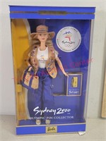 Sydney 2000 Olympic Barbie with pin