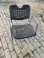 Plastic & Metal Patio Chair