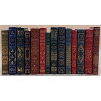 Lot of 14 Franklin Library Leather Bound Books
