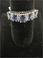 14KT Sapphire and Diamond Ring
