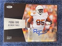 POONA FORD SAGE HIT AUTOGRAPH CARD
