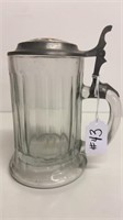 Lidded glass stein from Schuler’s Cafe,