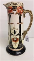Royal Nippon hand painted beer pitcher, circa