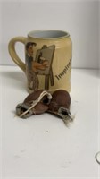 German Pottery and Inspiration beer mug &