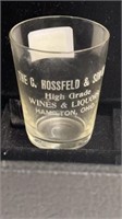 The C. Hossfeld & Sons high-grade wine and