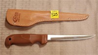 Case XX Fish Filet Knife w/ Leather Sheath