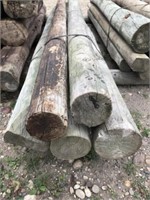 10' Used Wood Post (5"-6") /EACH