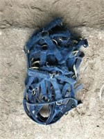 10 Used Blue Horse Halters