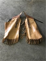 Leather Chaps c/w Clips