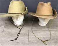 2 Vintage Australian Bush-type Hats