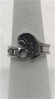 .925 Sterling "wrench" Ring
