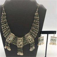 Egyptian-theme Necklace & Earrings - Costume?