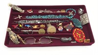Tray Of Jewelry - Look Closely For Treasures