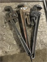 3 - 18" Pipe Wrenches