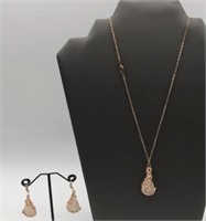 Fashion Necklace & Matching Earrings