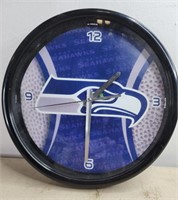 Seattle Seahawk Clock 12"
