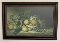 Vintage Still Fruit Artwork