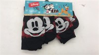 Disney - 4 Pair Family Fun Mickey Mouse Crew Socks