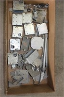 box of mostly new electrical boxes