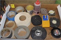 measuring tapes and  duct tape