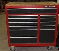 craftsman large rolling tool box with work top