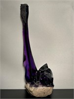 Purple  Crystal - Wow