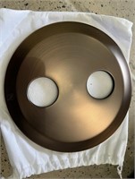 Signature hardware Face plate oil rubbed bronze.8”