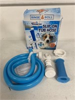 RINSE AND ROLL SLIP IN TUB HOSE FOR PETS